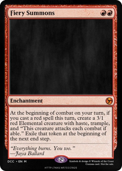 Fiery Summons