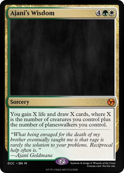 Ajani’s Wisdom
