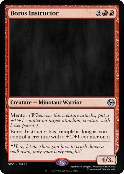 Boros Instructor