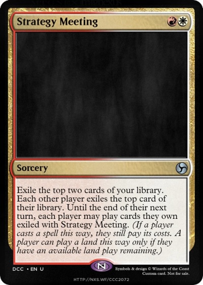 Strategy Meeting