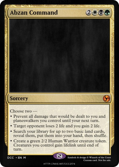 Abzan Command