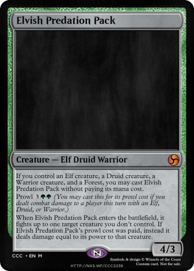 Elvish Predation Pack