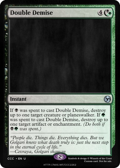 Double Demise