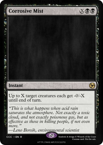 Corrosive Mist