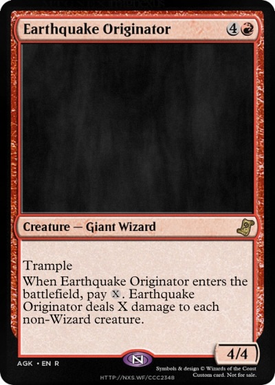 Earthquake Originator