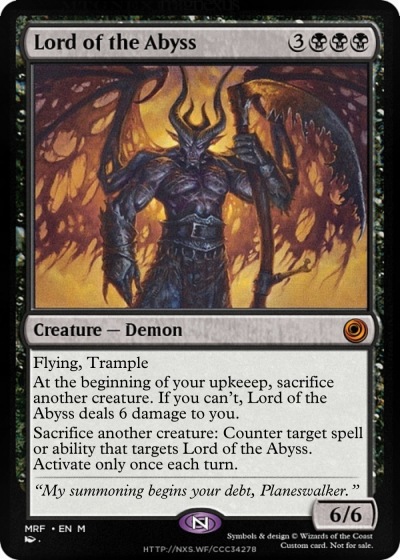 MTG The Abyss 2枚 ≫ MTG The Abyss decks and prices August 2025 • MTG DECKS
