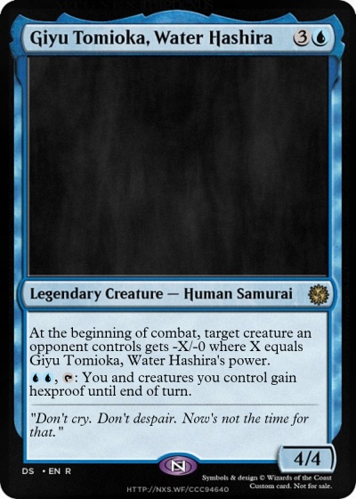 MTGNexus - Giyu Tomioka, Water Hashira