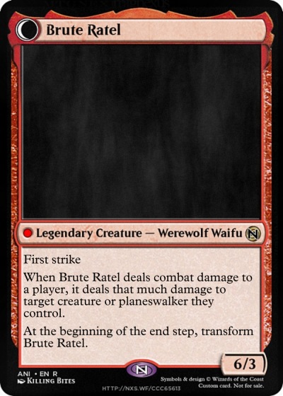 MTGNexus - Uzaki Hitomi // Brute Ratel