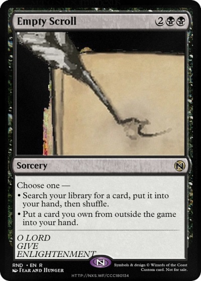 MTGNexus - Empty Scroll
