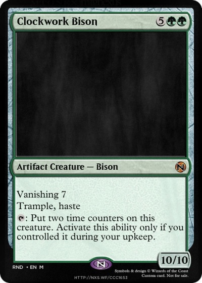 Clockwork Bison
