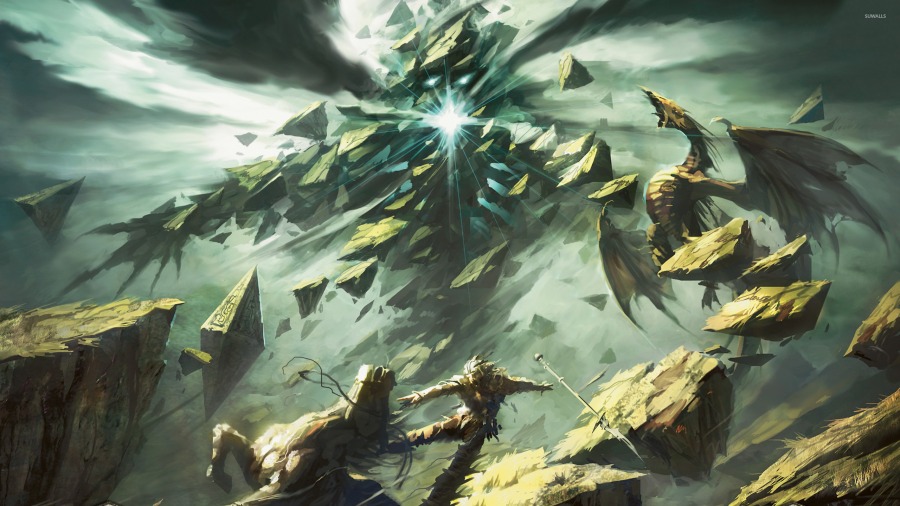 MTGNexus Roil Elemental Art by Raymond Swanland
