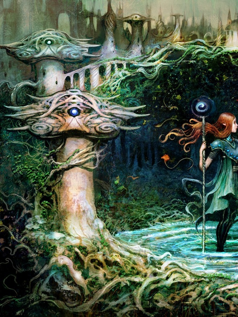 MTGNexus Growth Spiral Art by Seb McKinnon