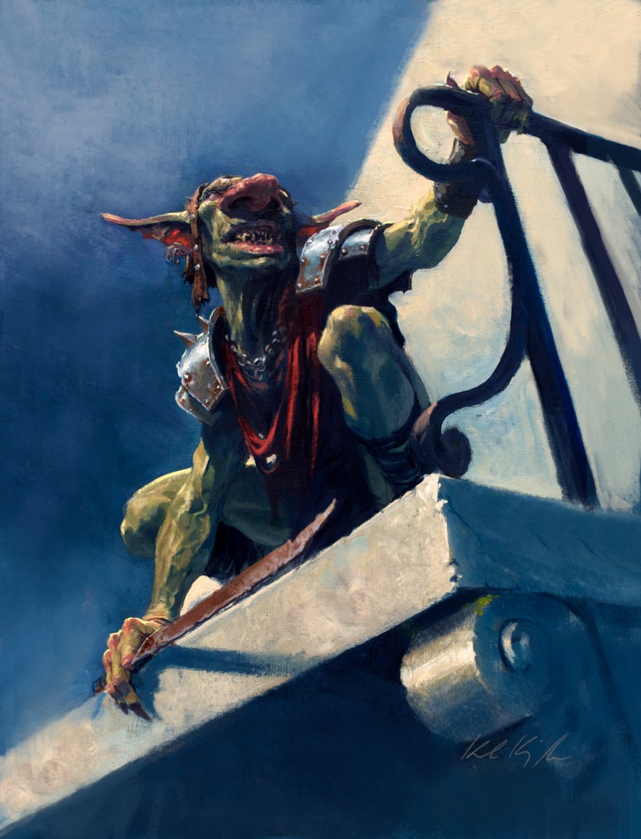 Goblin token by Karl Kopinski