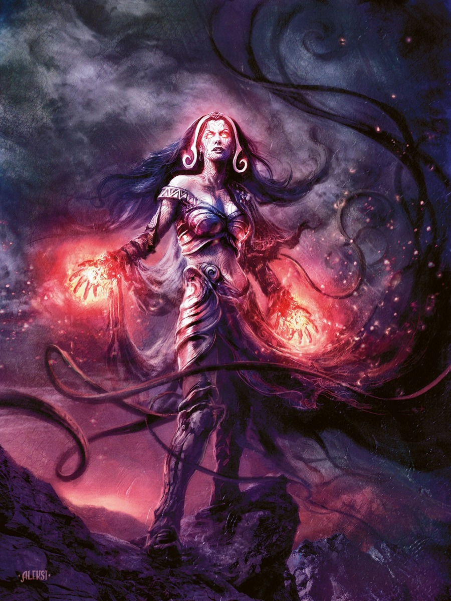 Liliana Vess by Aleksi Briclot