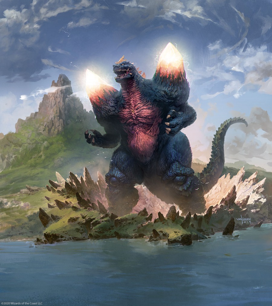 Bio-Quartz Spacegodzilla by Svetlin Velinov