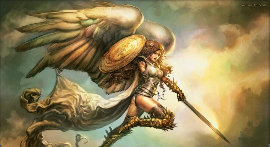Archangel of Strife by Greg Staples
