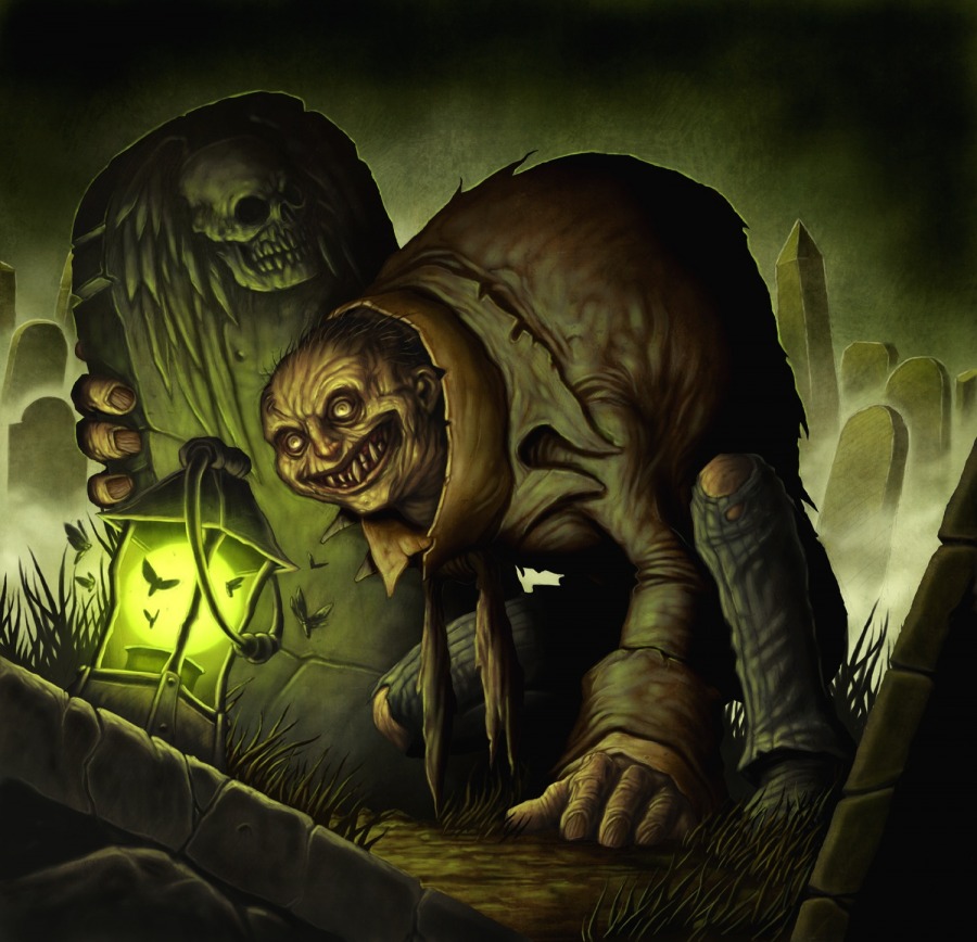 Grave Scrabbler by Dave Allsop