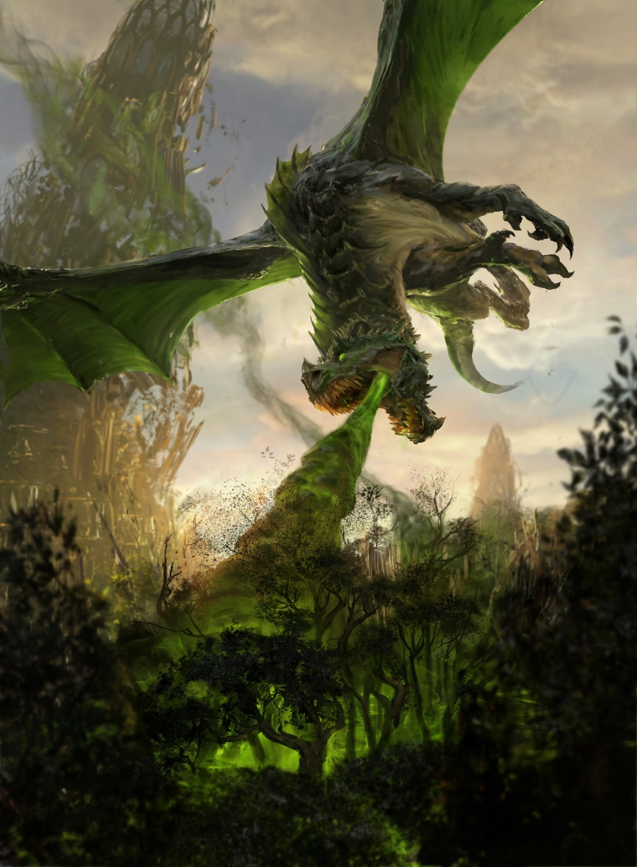 Green Dragon by Campbell White