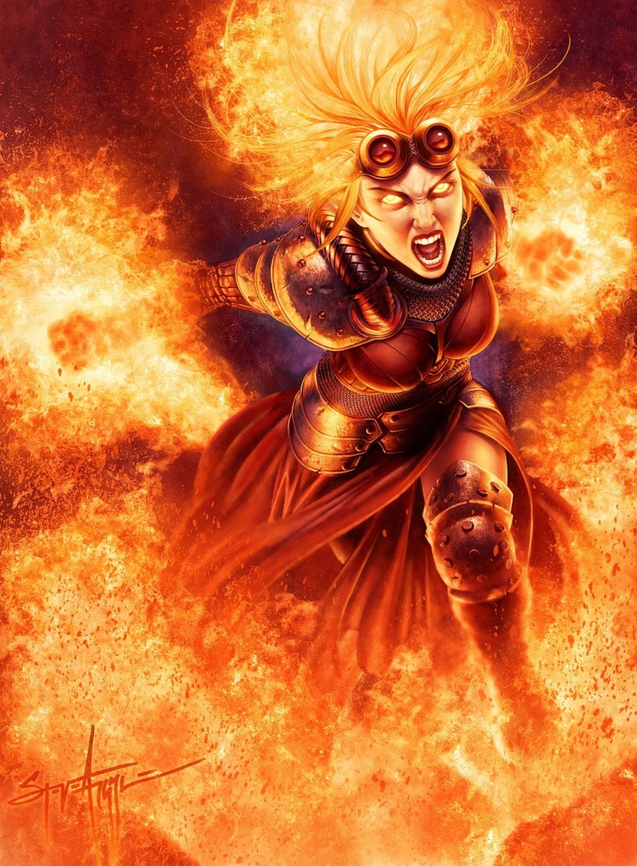 Chandra Ablaze by Steve Argyle