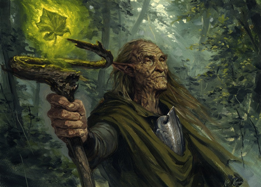 Elvish Archdruid by Karl Kopinski