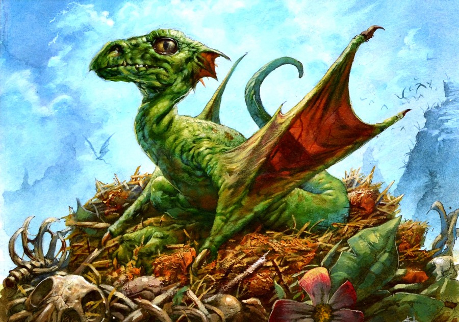 Fledgling Dragon by Greg Staples