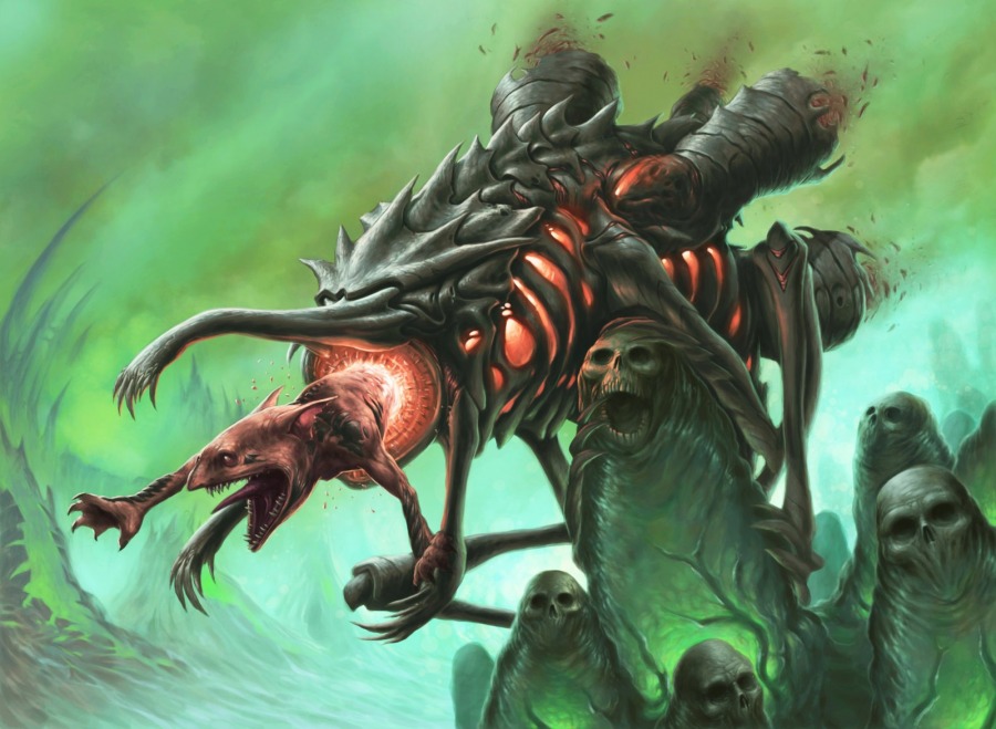 Phyrexian Digester by Dave Allsop