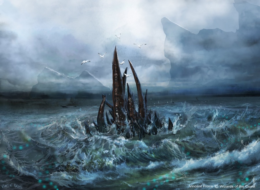 Ominous Seas by Vincent Proce
