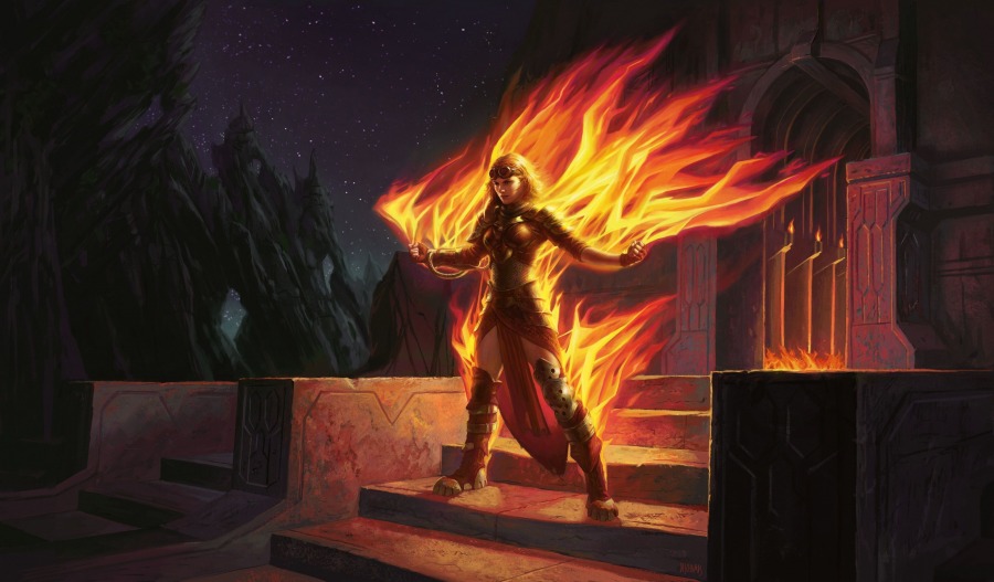 Chandra, Roaring Flame by Eric Deschamps