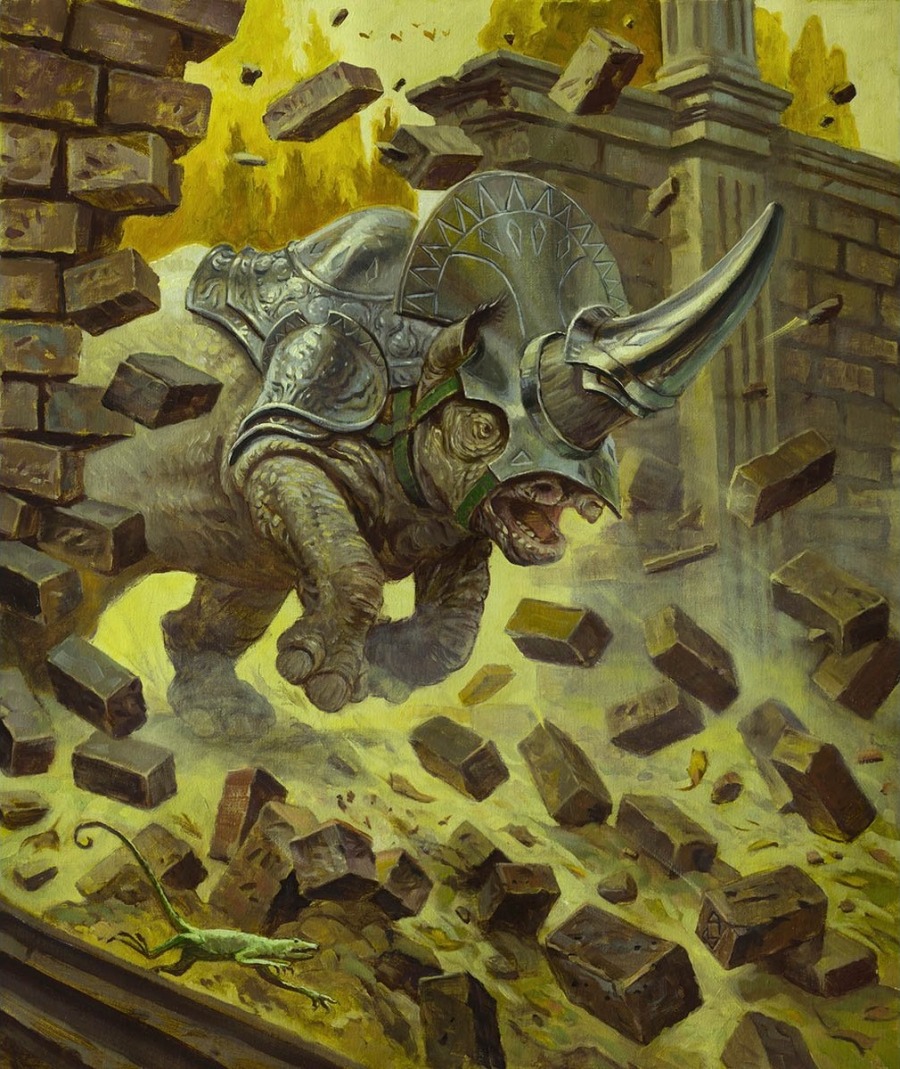 Rhino token by Aaron Miller