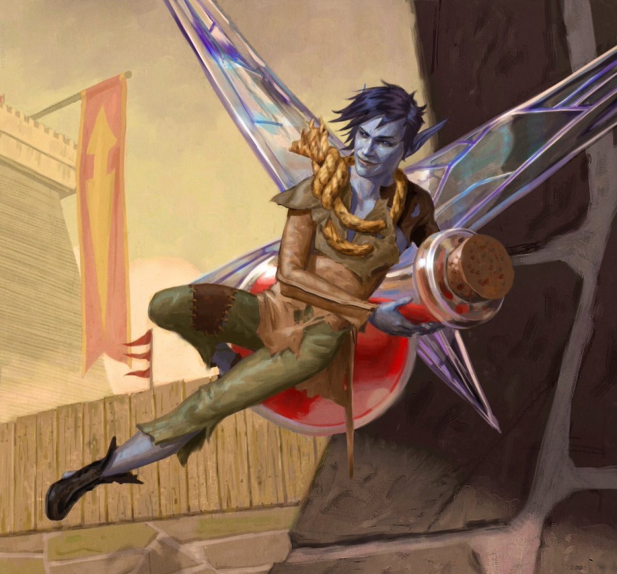 MTGNexus - Brazen Borrower Art by Eric Deschamps