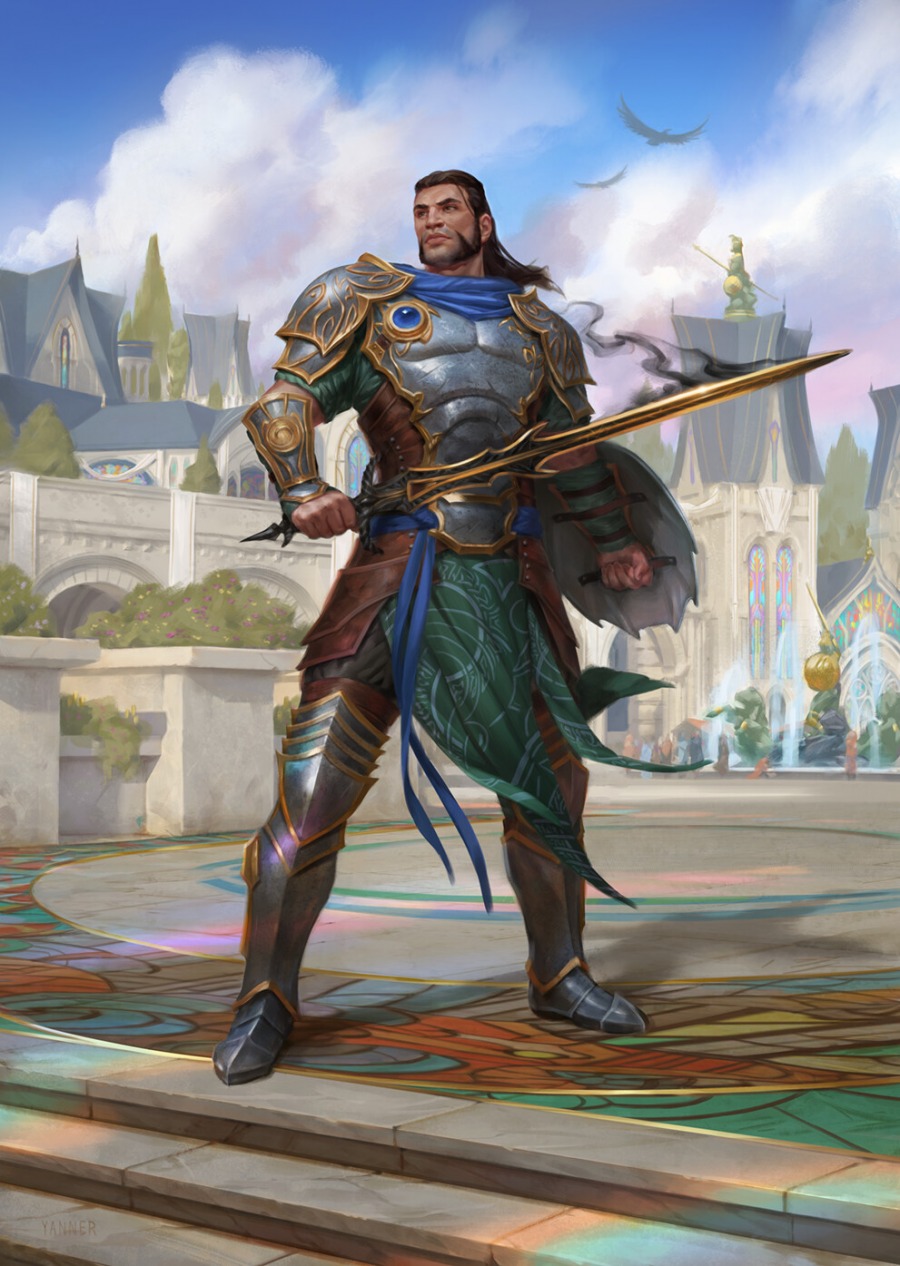 MTGNexus Gideon Blackblade Art by Kieran Yanner