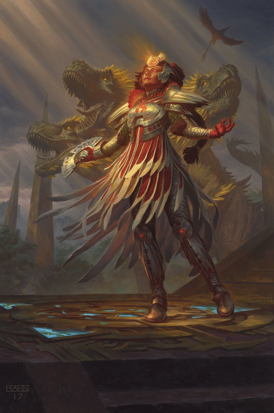 MTGNexus - Huatli, Radiant Champion Art by Chris Rahn