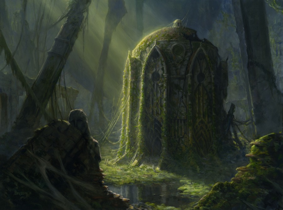 Overgrown Tomb by Steven Belledin
