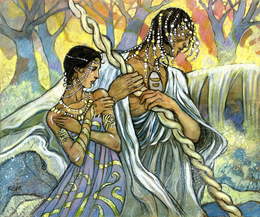 Reverent Mantra by Rebecca Guay