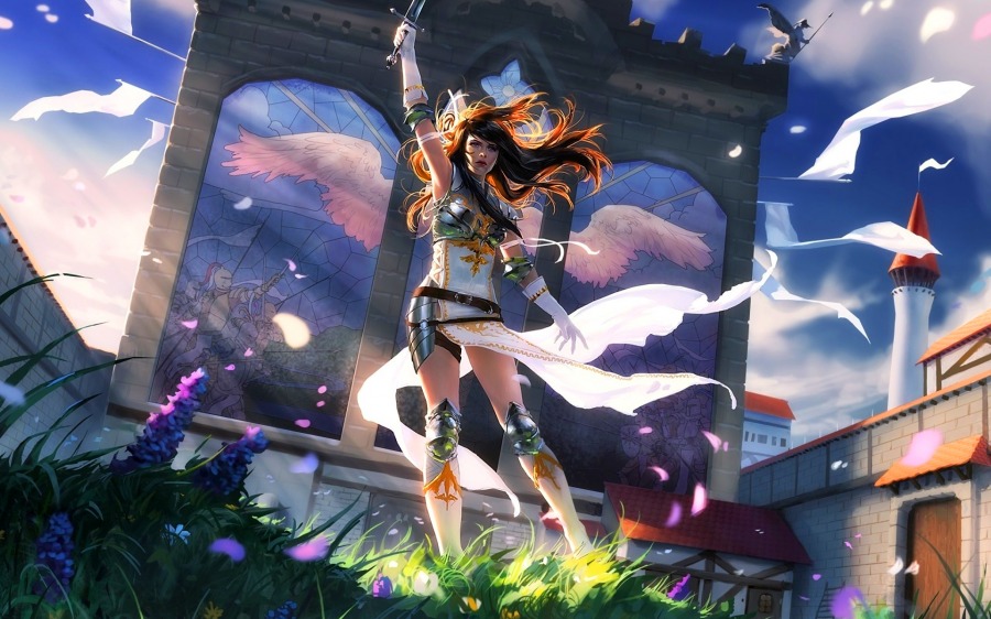 MTGNexus - Angelic Destiny Art by Jana Schirmer & Johannes Voss