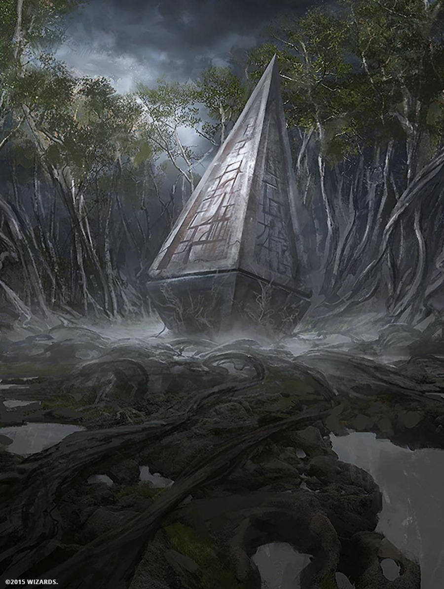 Overgrown Tomb by Noah Bradley