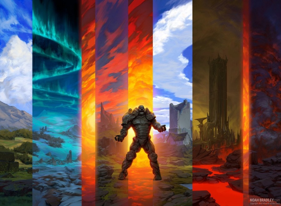 Karn's Temporal Sundering by Noah Bradley