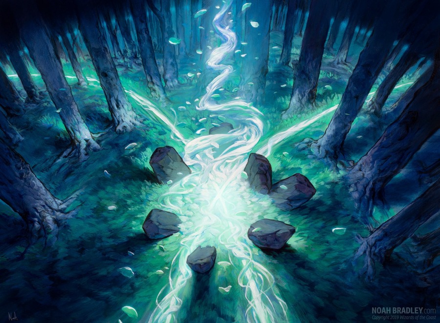 Leyline of Abundance by Noah Bradley