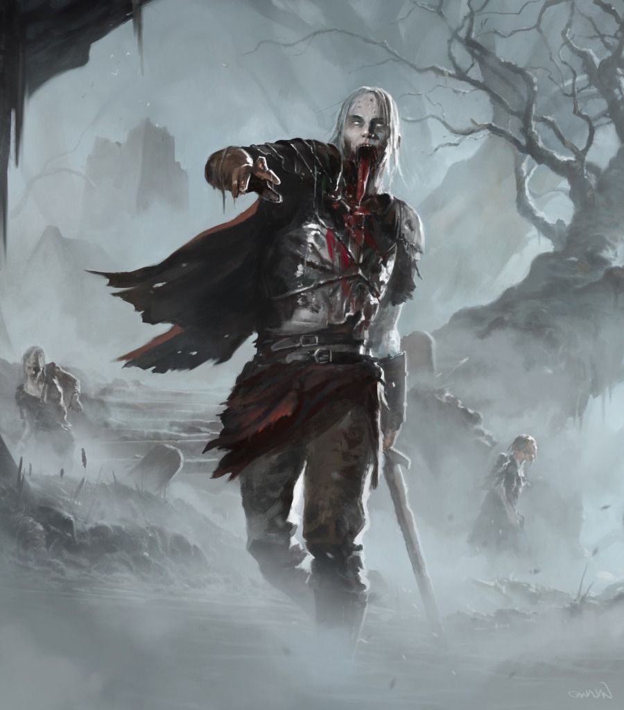 Zombie token by Paul Scott Canavan