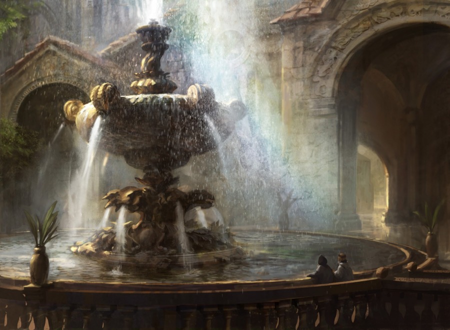 Radiant Fountain by Adam Paquette