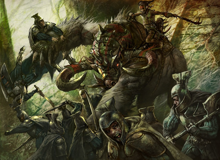 Ghor-Clan Rampager by Dave Kendall