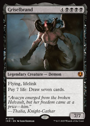 MTG 「グリセルブランド」アートプリント Igor Kieryluk先生 MTGNexus - Griselbrand Art by Igor Kieryluk