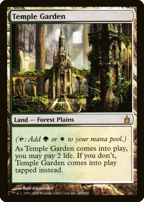 MTGNexus - Temple Garden Art by Rob Alexander