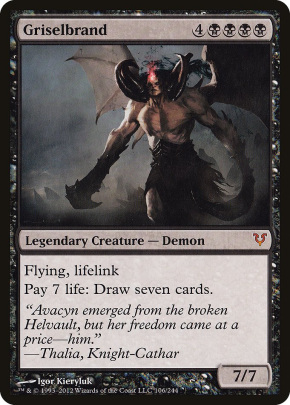 MTG 「グリセルブランド」アートプリント Igor Kieryluk先生 MTGNexus - Griselbrand Art by Igor Kieryluk