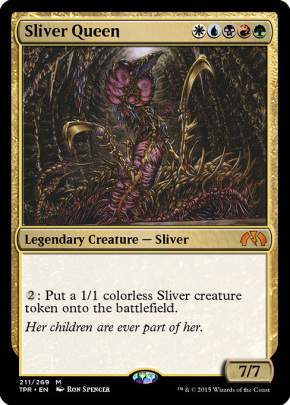 MTGNexus - Sliver Queen Art by Ron Spencer