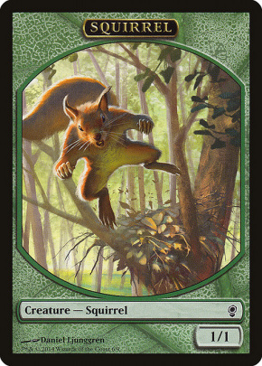 MTGNexus - Squirrel token Art by Daniel Ljunggren
