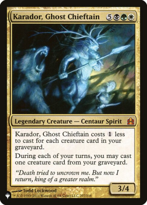 Karador, Ghost Chieftain Karador, Ghost Chieftain