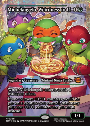 Michelangelo, Weirdness to 11 Michelangelo, Weirdness to 11