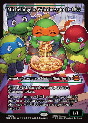 Michelangelo, Weirdness to 11 Michelangelo, Weirdness to 11
