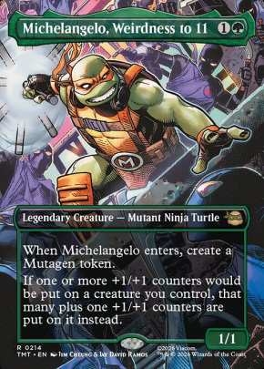 Michelangelo, Weirdness to 11 Michelangelo, Weirdness to 11